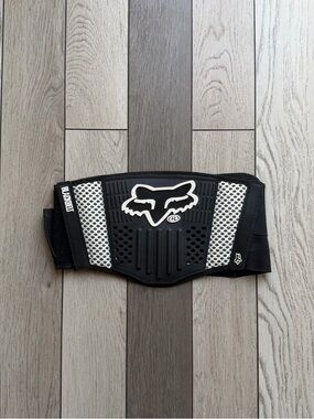 Fox Racing Black & White Protective Waist Belt Small